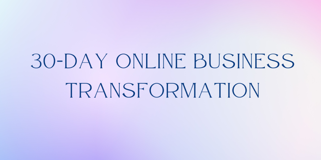 From Procrastination to Action: My 30-Day Online Business Transformation